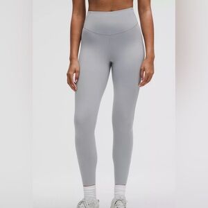 Lululemon Rhino Blue Grey Wunder Under Legging Size 8
